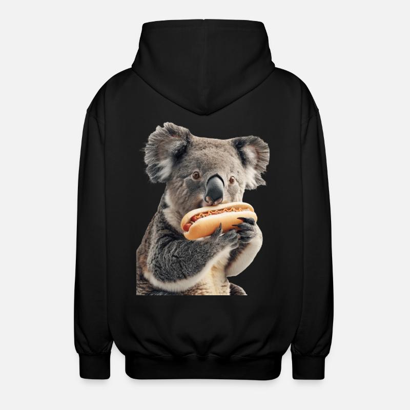 Koala - Unisex Kapuzenjacke - Schwarz
