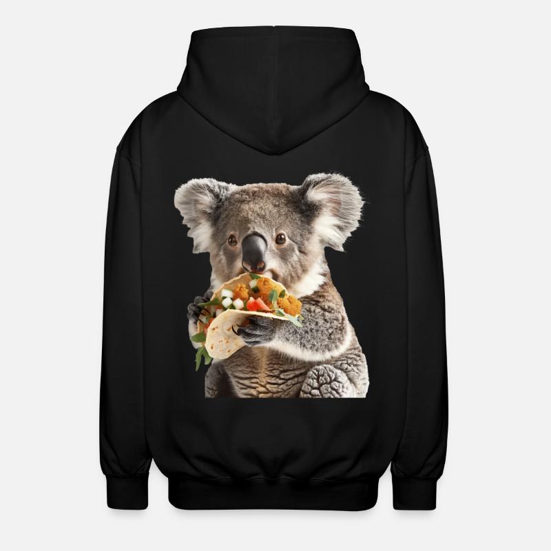 Koala - Veste à capuche unisexe - noir