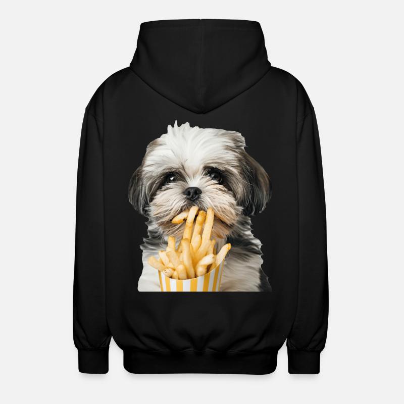 Shih Tzu - Veste à capuche unisexe - noir