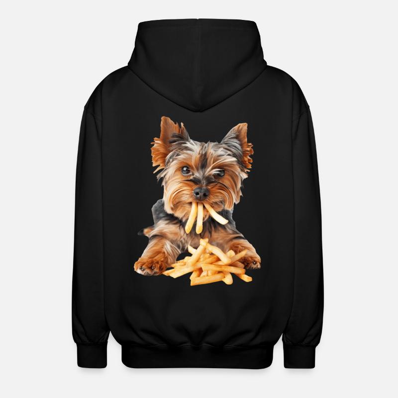Yorkshire Terrier - Unisex Kapuzenjacke - Schwarz