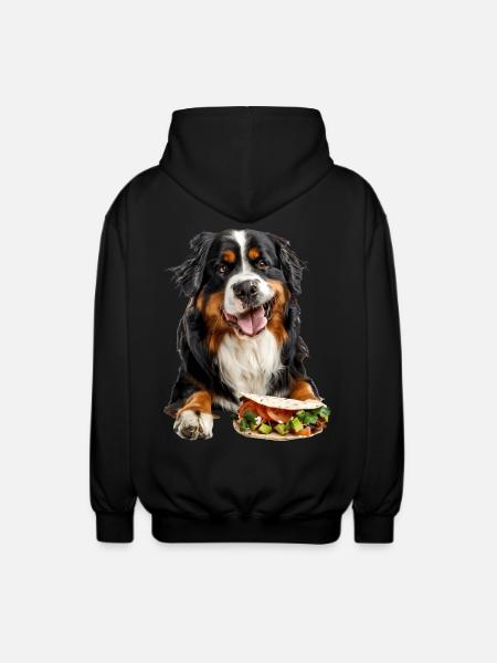 Bernese Mountain Dog - Unisex Kapuzenjacke - Schwarz