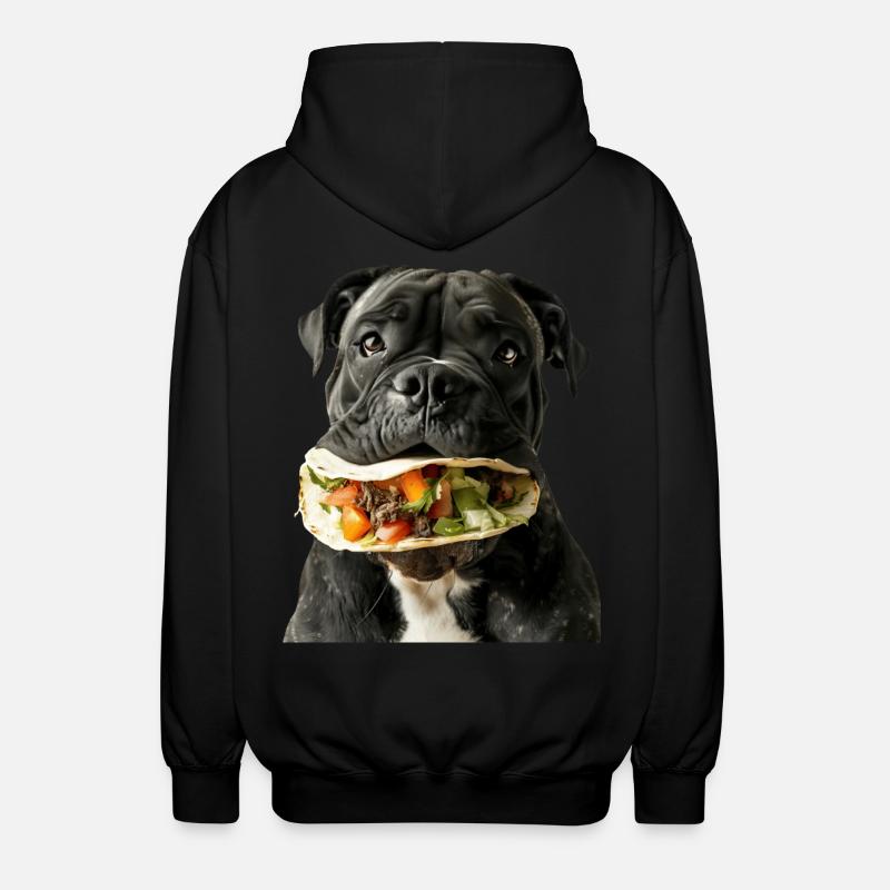 Cane Corso - Unisex Hooded Jacket - black