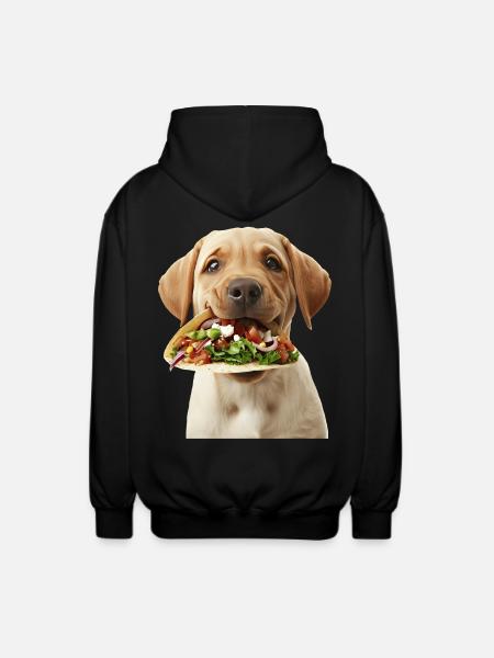 Labrador Retriever - Unisex Hooded Jacket - black