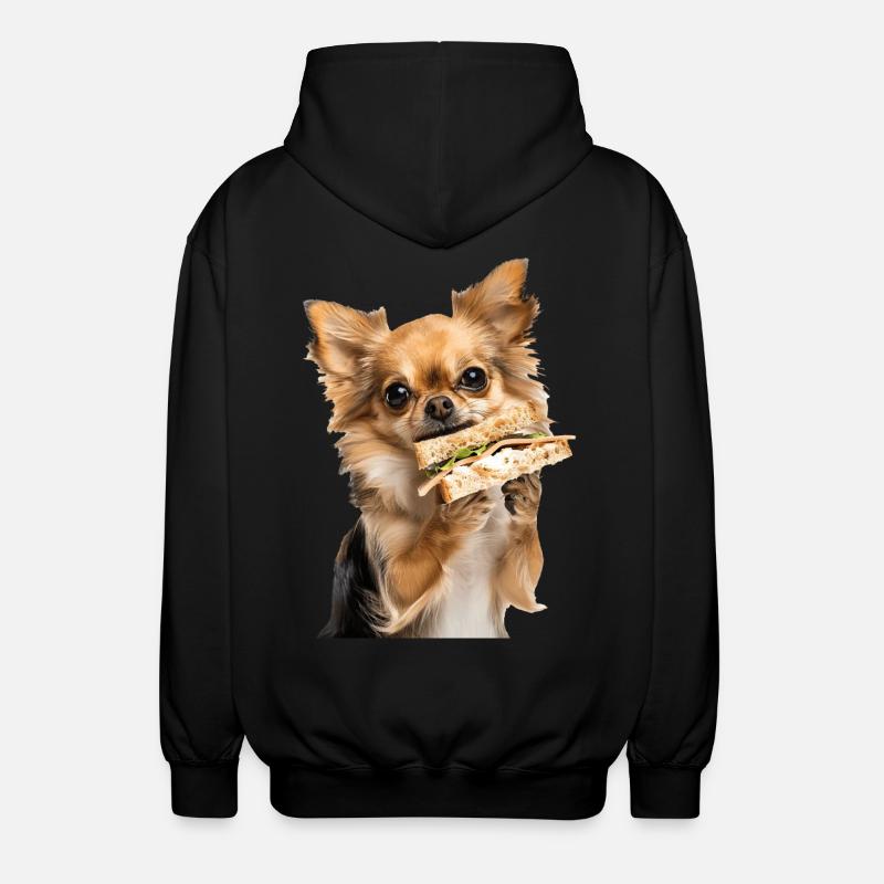 Chihuahua - Unisex Kapuzenjacke - Schwarz