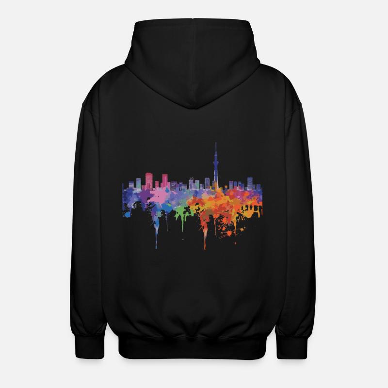 Fukui - Veste à capuche unisexe - noir