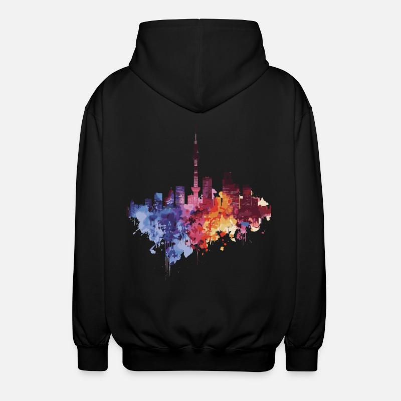 Inzai - Unisex Hooded Jacket - black