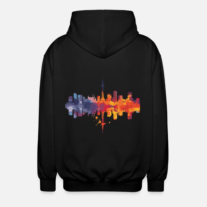 Sagamihara - Unisex Hooded Jacket - black