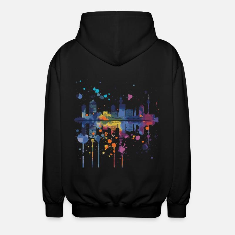 Lelystad - Unisex Hooded Jacket - black