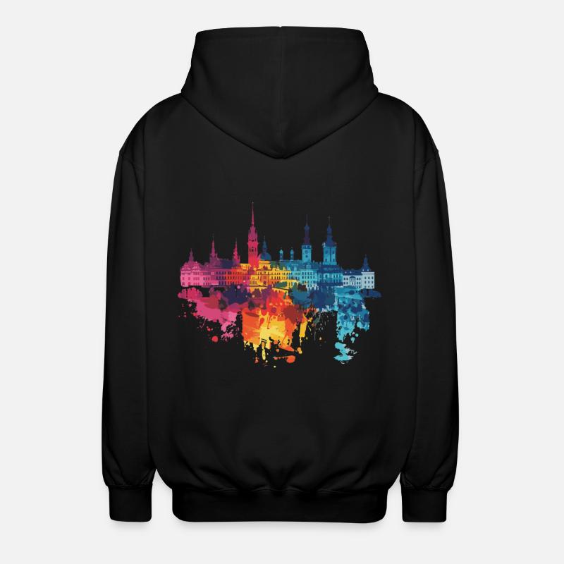 Lublin - Unisex Kapuzenjacke - Schwarz