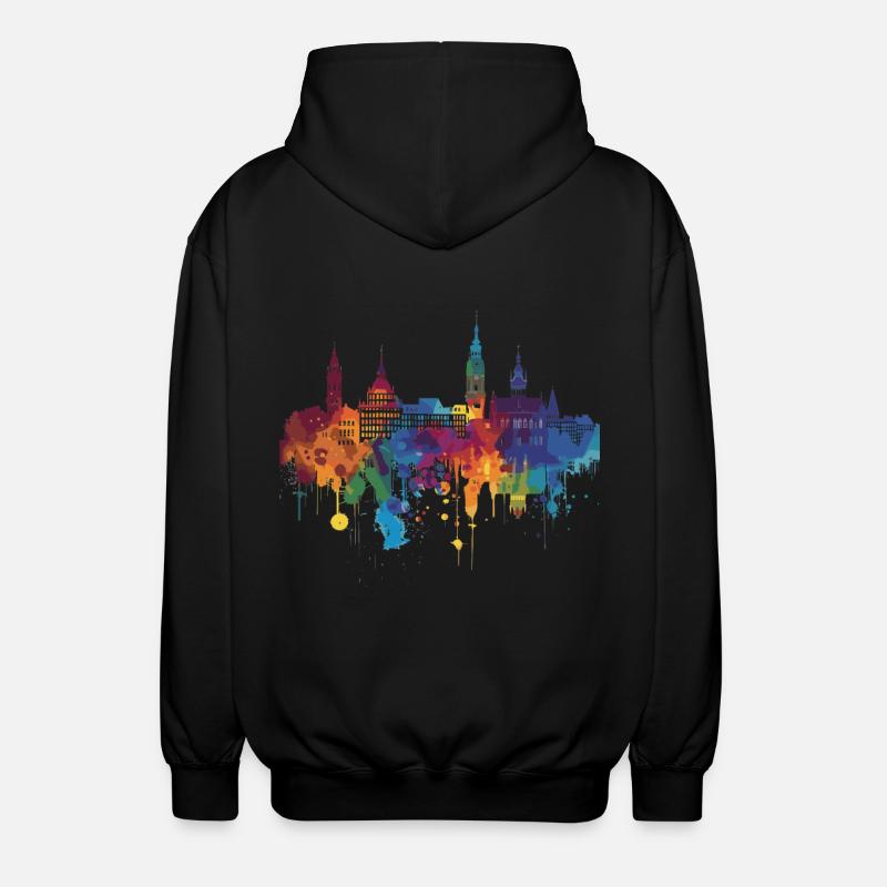 Opole - Veste à capuche unisexe - noir