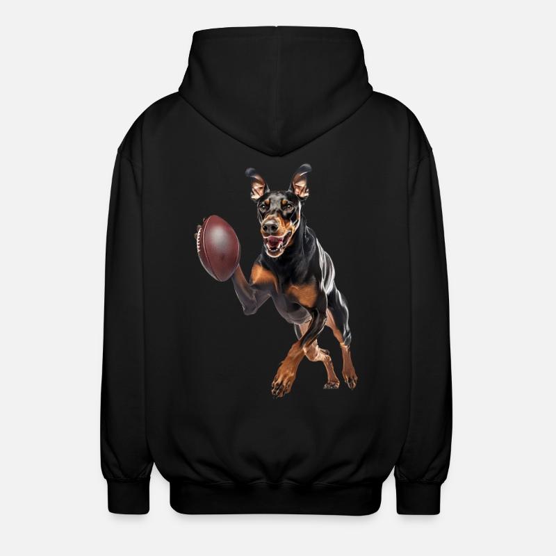 Doberman - Veste à capuche unisexe - noir