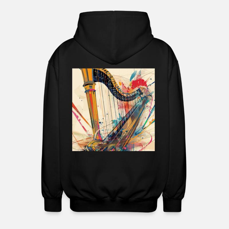 Harpe - Veste à capuche unisexe - noir