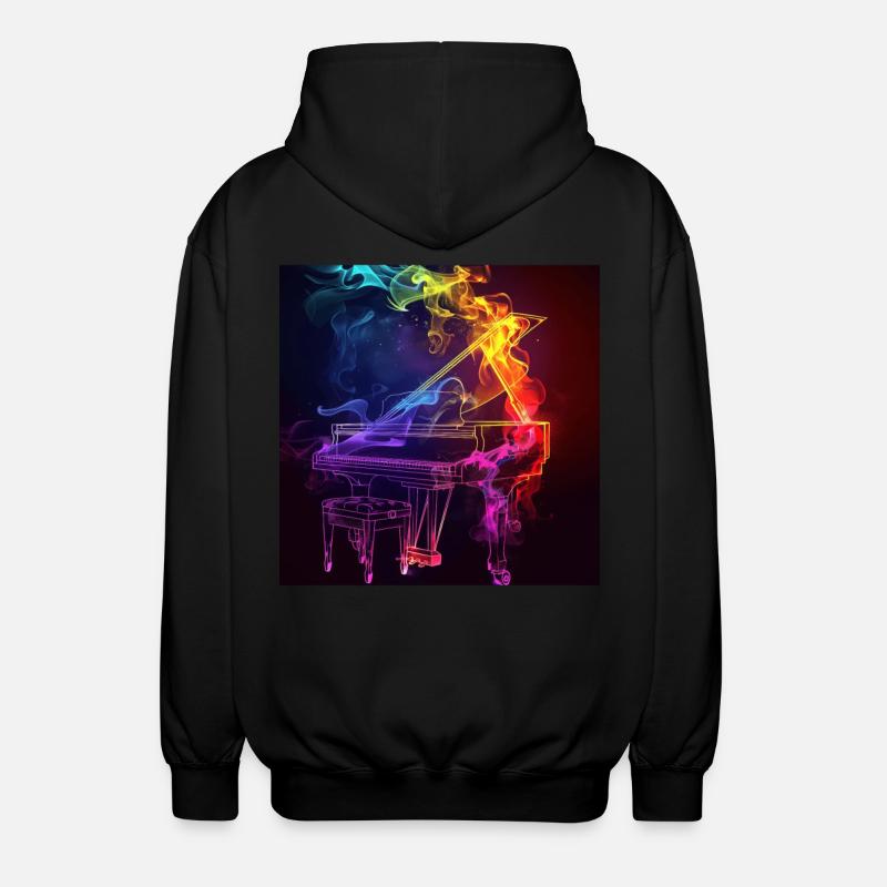 Piano - Veste à capuche unisexe - noir