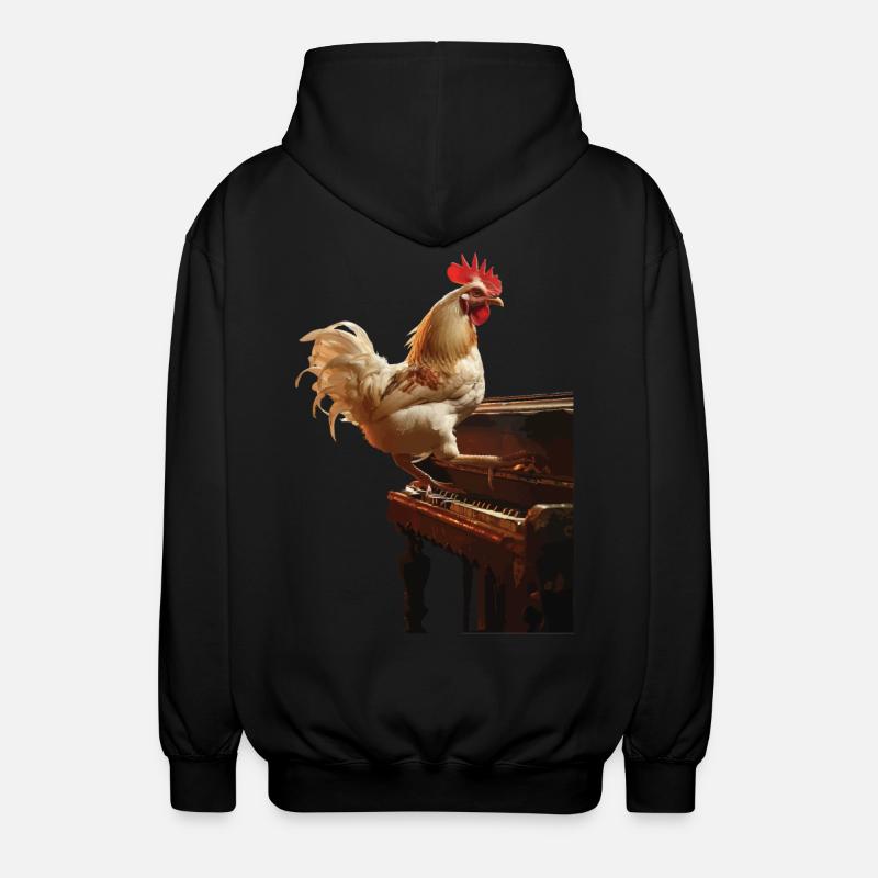 Hahn Piano - Veste à capuche unisexe - noir