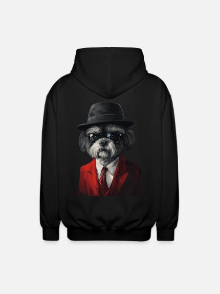 Shih Tzu - Unisex Kapuzenjacke - Schwarz