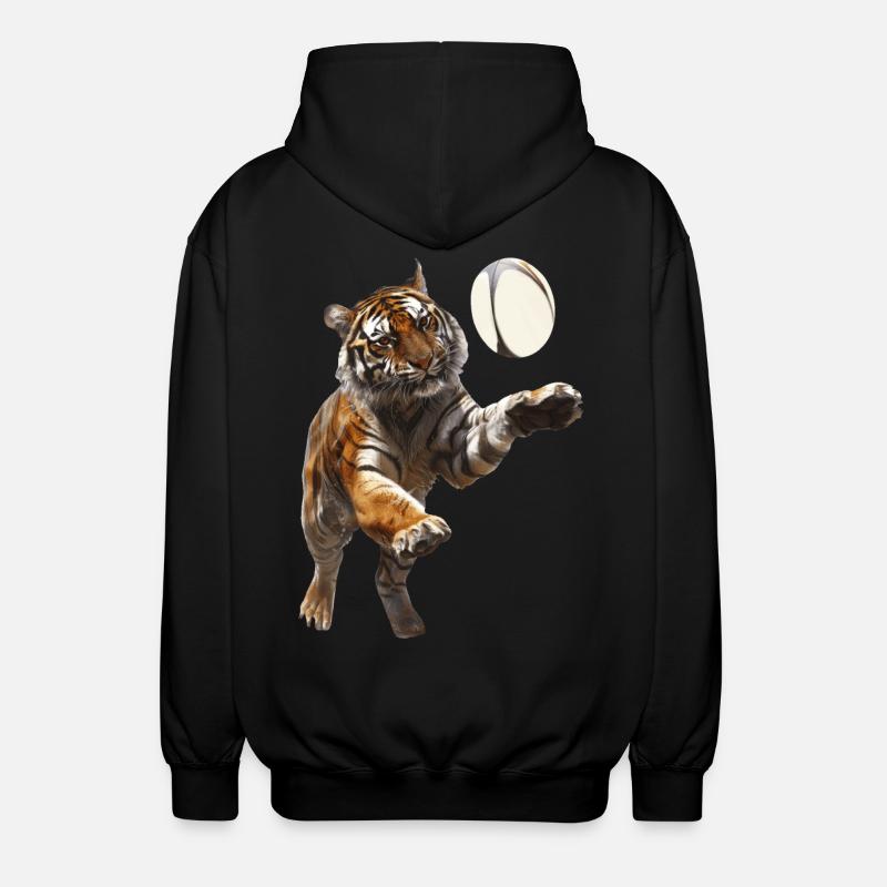 Tiger - Unisex Kapuzenjacke - Schwarz