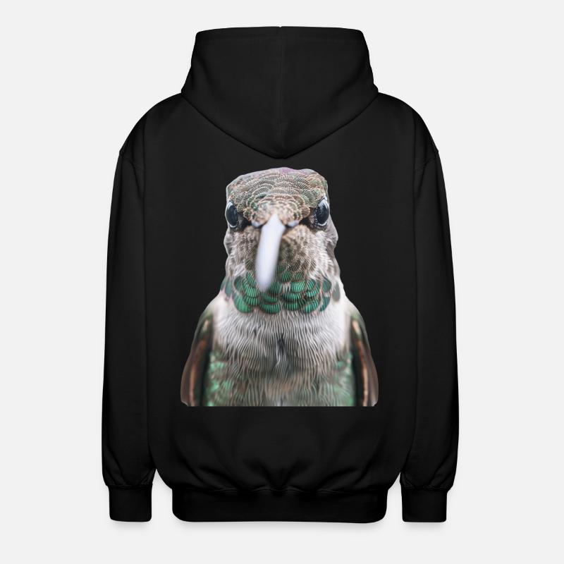 Kolibri - Unisex Kapuzenjacke - Schwarz