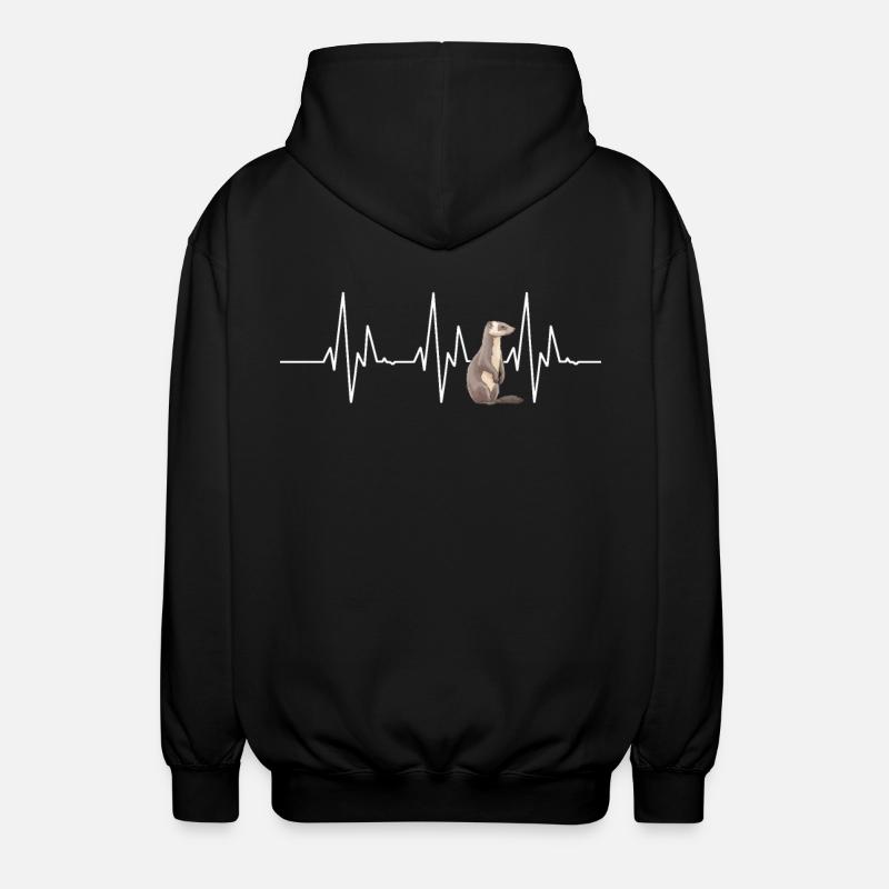 Wiesel - Unisex Kapuzenjacke - Schwarz