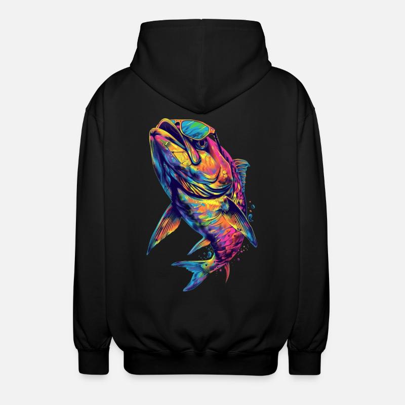 Tarpon - Unisex Kapuzenjacke - Schwarz