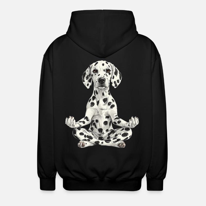 Dalmatiner - Unisex Kapuzenjacke - Schwarz