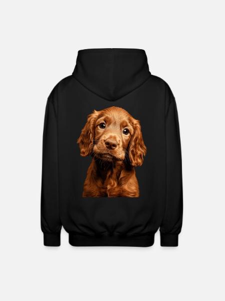 Irish Setter - Unisex Kapuzenjacke - Schwarz