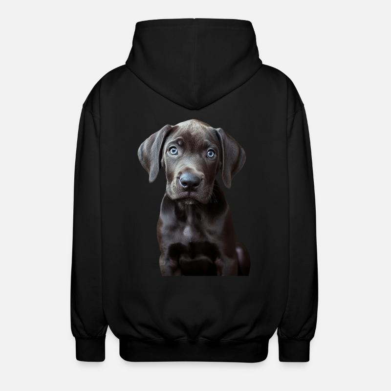 Deutsche Dogge - Unisex Kapuzenjacke - Schwarz