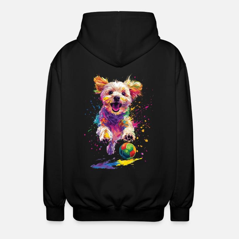 maltesisch - Unisex Kapuzenjacke - Schwarz