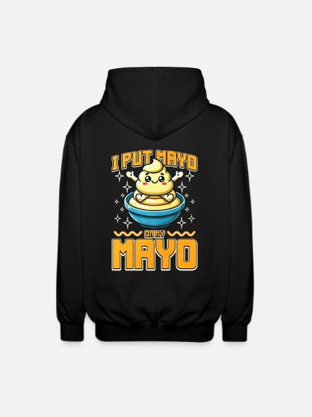 Mayonnaise - Unisex Kapuzenjacke - Schwarz