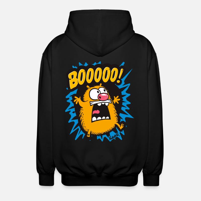 Drôle de hamster boo - Veste à capuche unisexe - noir