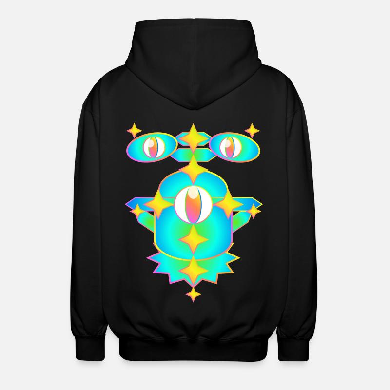 Star Miles Version 2 - Unisex Kapuzenjacke - Schwarz