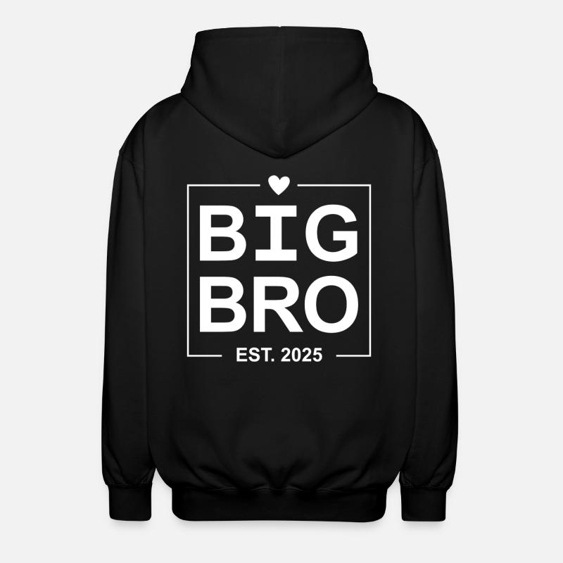 Big Bro Est 2025 - Veste à capuche unisexe - noir