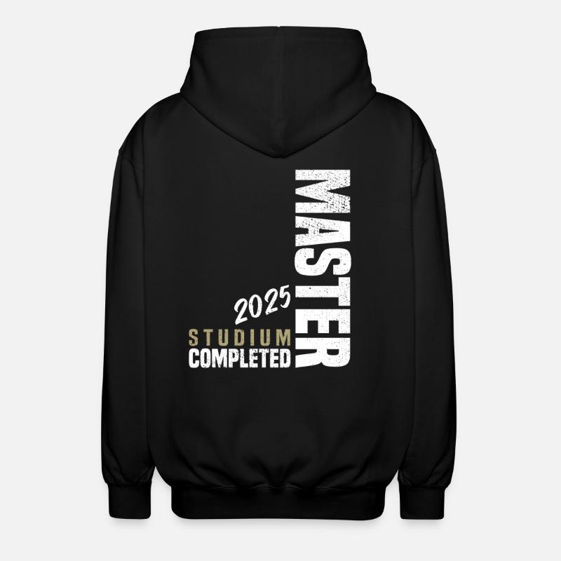 Master Abschluss 2025 - Unisex Kapuzenjacke - Schwarz