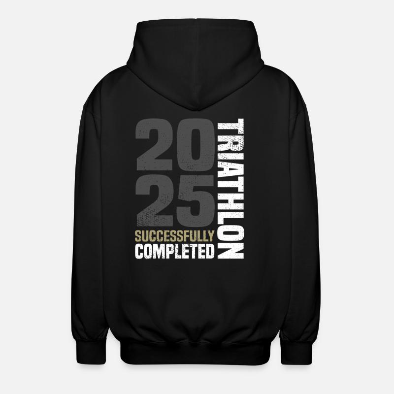 Triathlon 2025 - Unisex Kapuzenjacke - Schwarz