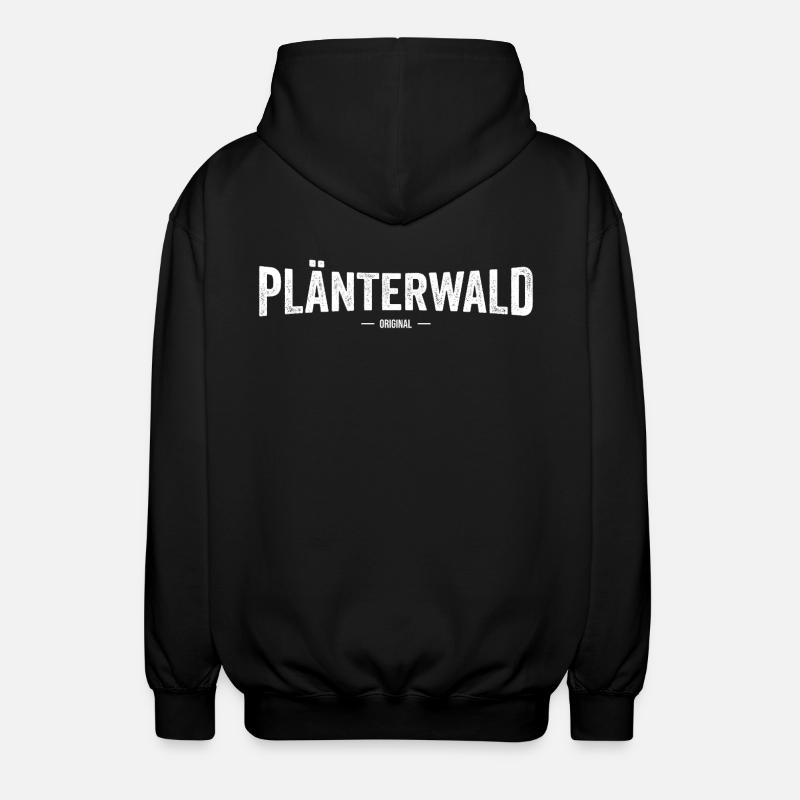 Plänterwald Original - Unisex Kapuzenjacke - Schwarz
