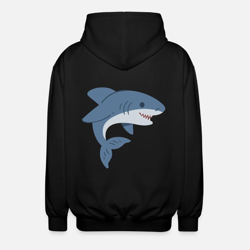 requin mignon - Veste à capuche unisexe - noir
