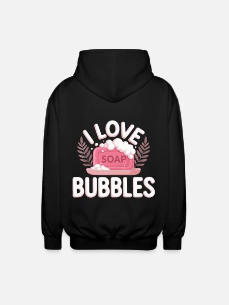 Blasen - Unisex Kapuzenjacke - Schwarz