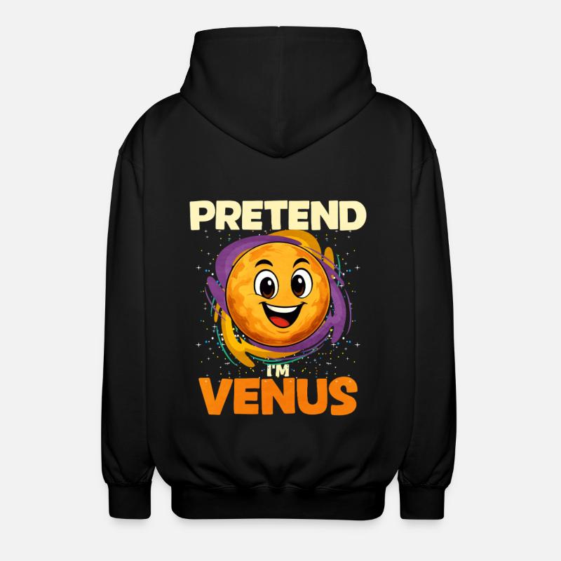 Vénus - Veste à capuche unisexe - noir