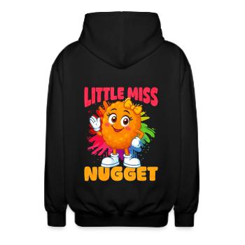 Chicken Nugget - Unisex Kapuzenjacke - Schwarz - Hinten - AI Model Male 185 light (185cm)