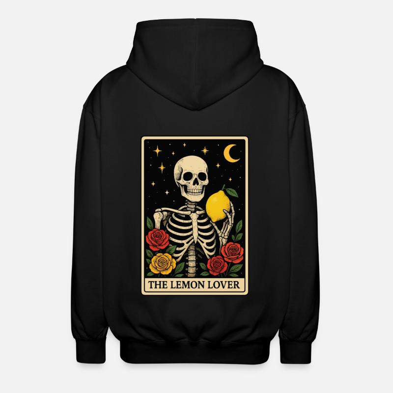 Tarot au citron - Veste à capuche unisexe - noir