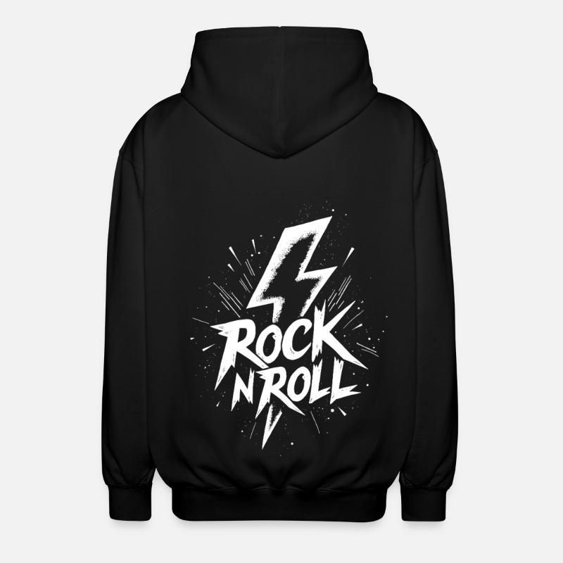 Rock 'n' Roll Blitz - Unisex Hooded Jacket - black
