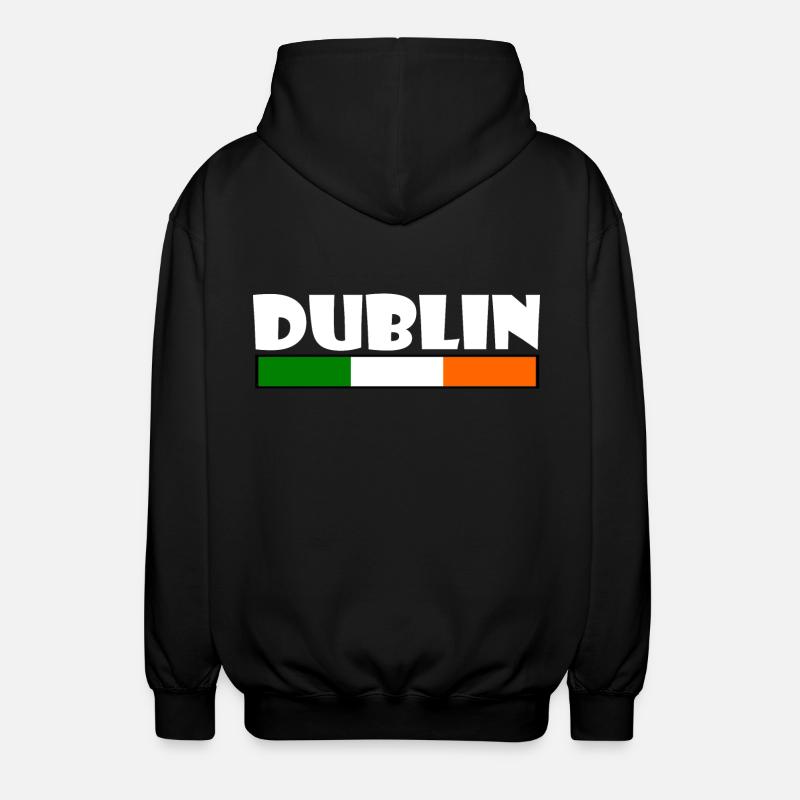 Dublin - Unisex Kapuzenjacke - Schwarz