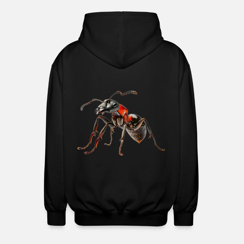 Fourmi - Veste à capuche unisexe - noir