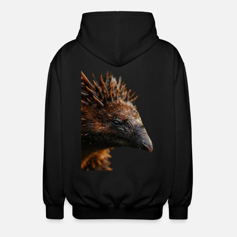 Echidna - Unisex Hooded Jacket - black