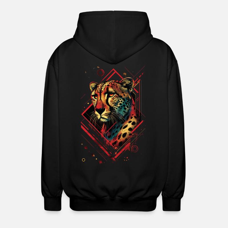 Guépard - Veste à capuche unisexe - noir