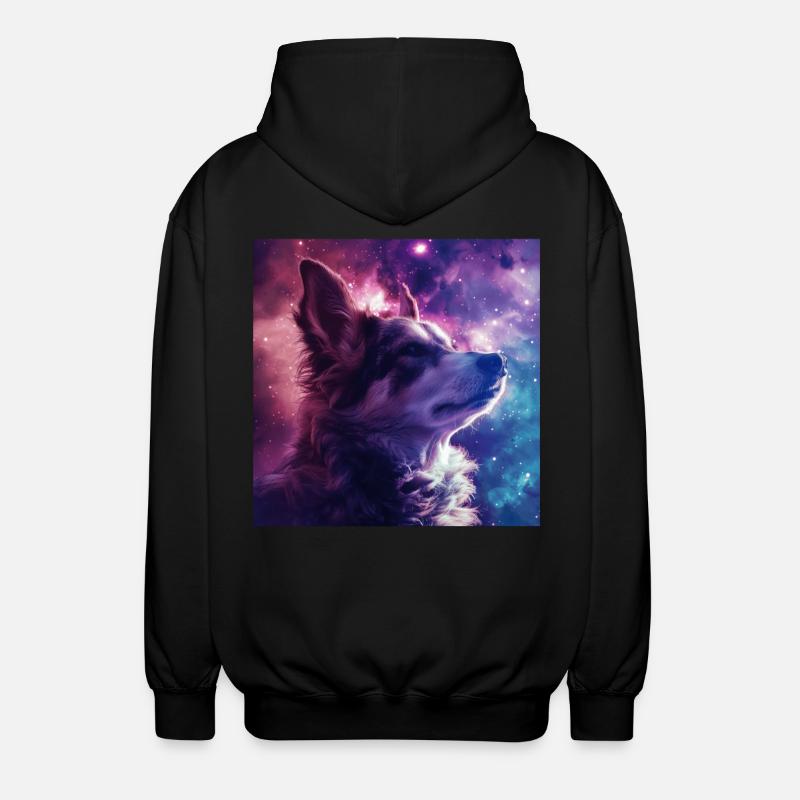 Chien - Veste à capuche unisexe - noir