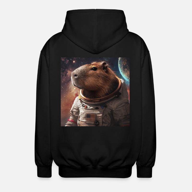 Capybara - Veste à capuche unisexe - noir