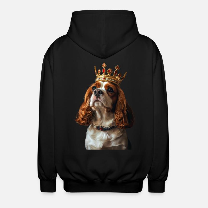 Cavalier King Charles Spaniel - Unisex Hooded Jacket - black