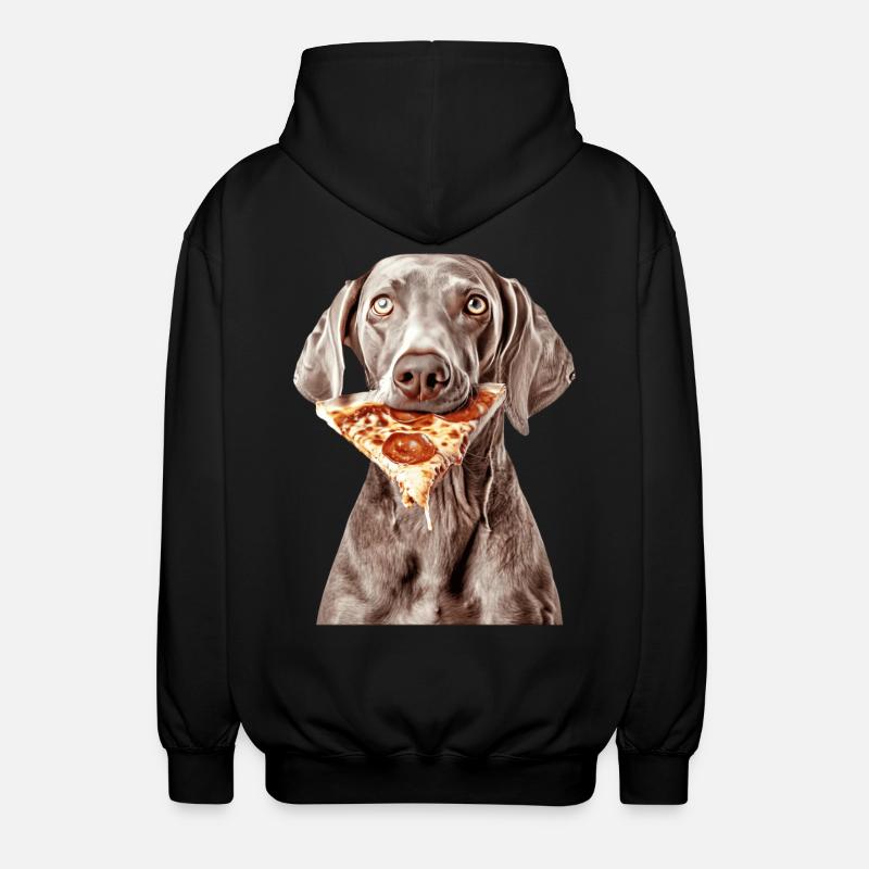 Weimaraner - Veste à capuche unisexe - noir