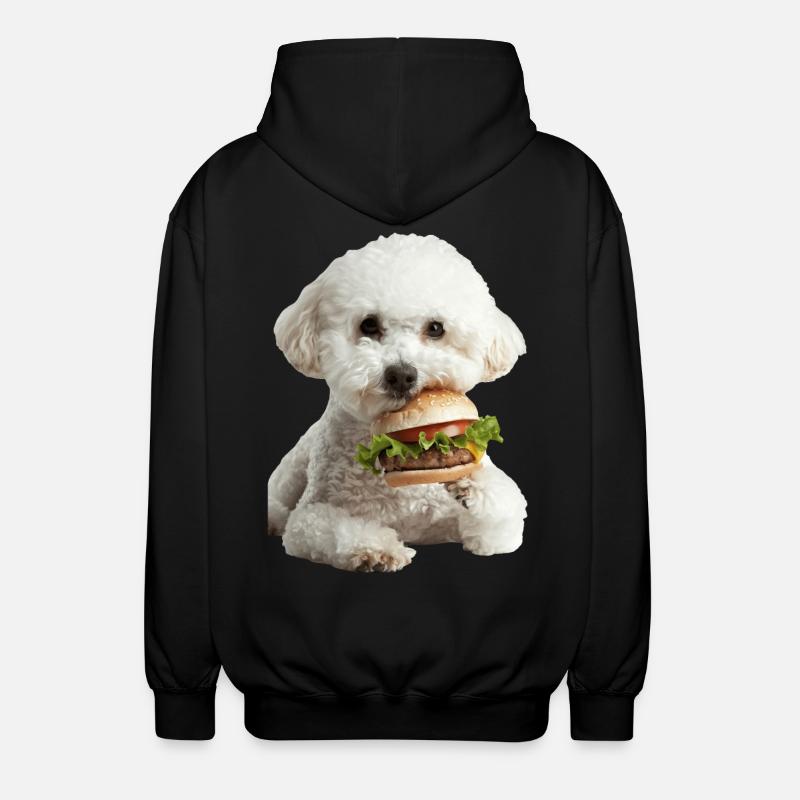 Bichon Frisé - Veste à capuche unisexe - noir