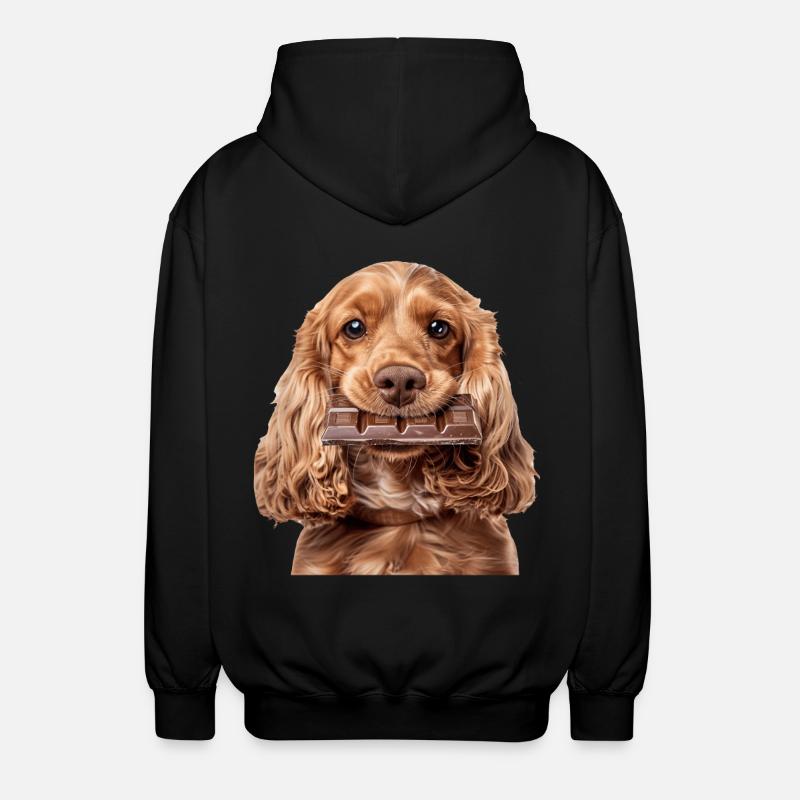 Cocker Spaniel - Unisex Kapuzenjacke - Schwarz